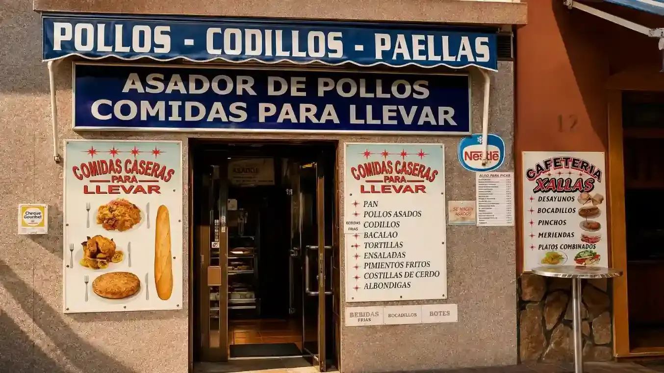 Fachada del Bar Xallas
